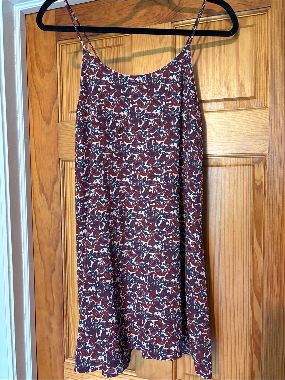 Women's Printed Dress in Burgundy Floral
